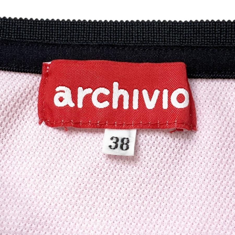 ARCHIVIO アルチビオ 半袖Tシャツ ピンク系 38 ゴルフウェア