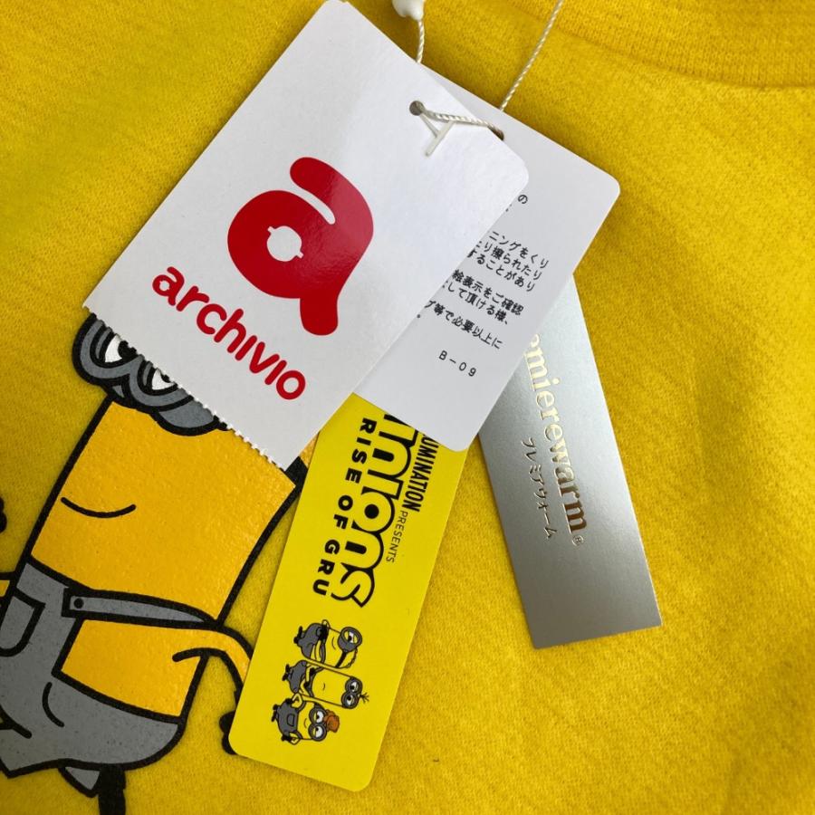 【新品】ARCHIVIO アルチビオ  ハイネック ニットセーター  イエロー系 36 ゴルフウェア レディースの画像