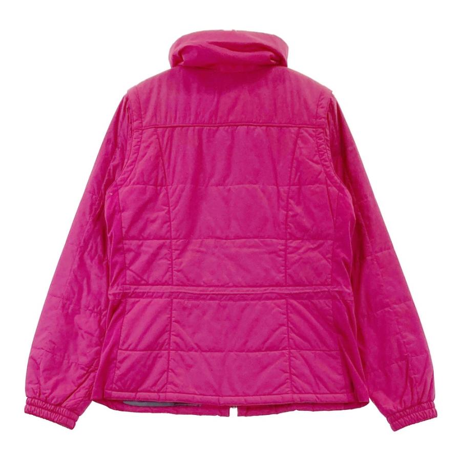 【美品】マンシングウェア 2way 中綿ジャケット レディース 3L 紺 ピンク Munsingwear MUNSING WEAR マンシングウェア 2way 中綿