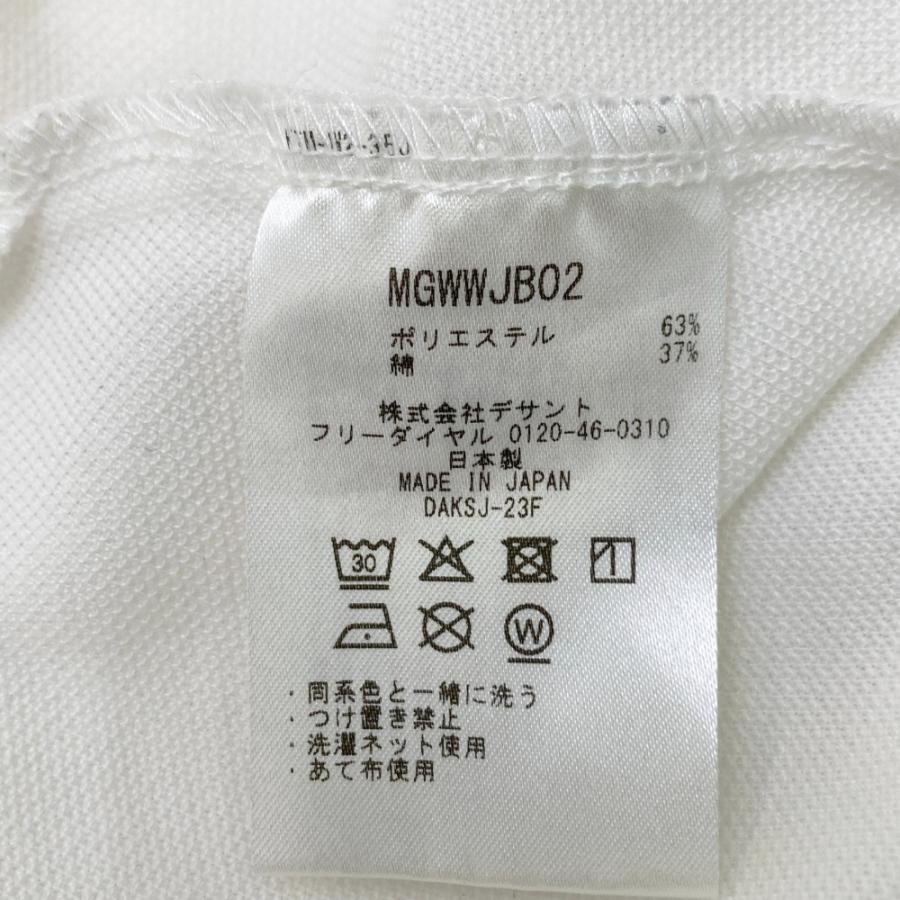 未使用！マンシングウェア　白　M マンシングウェア ポロシャツ 半袖 ブランド ゴルフウエア