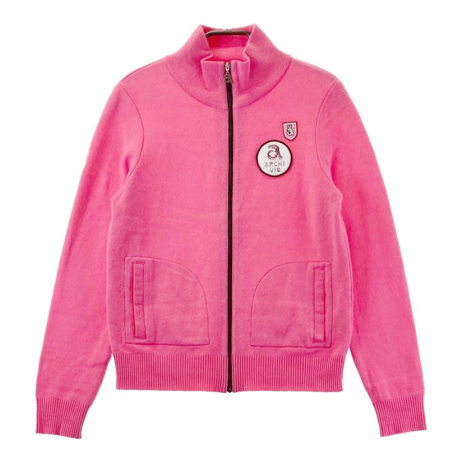 archivio（アルチビオ） ウール ニットジャケット ピンク系 36 ゴルフ