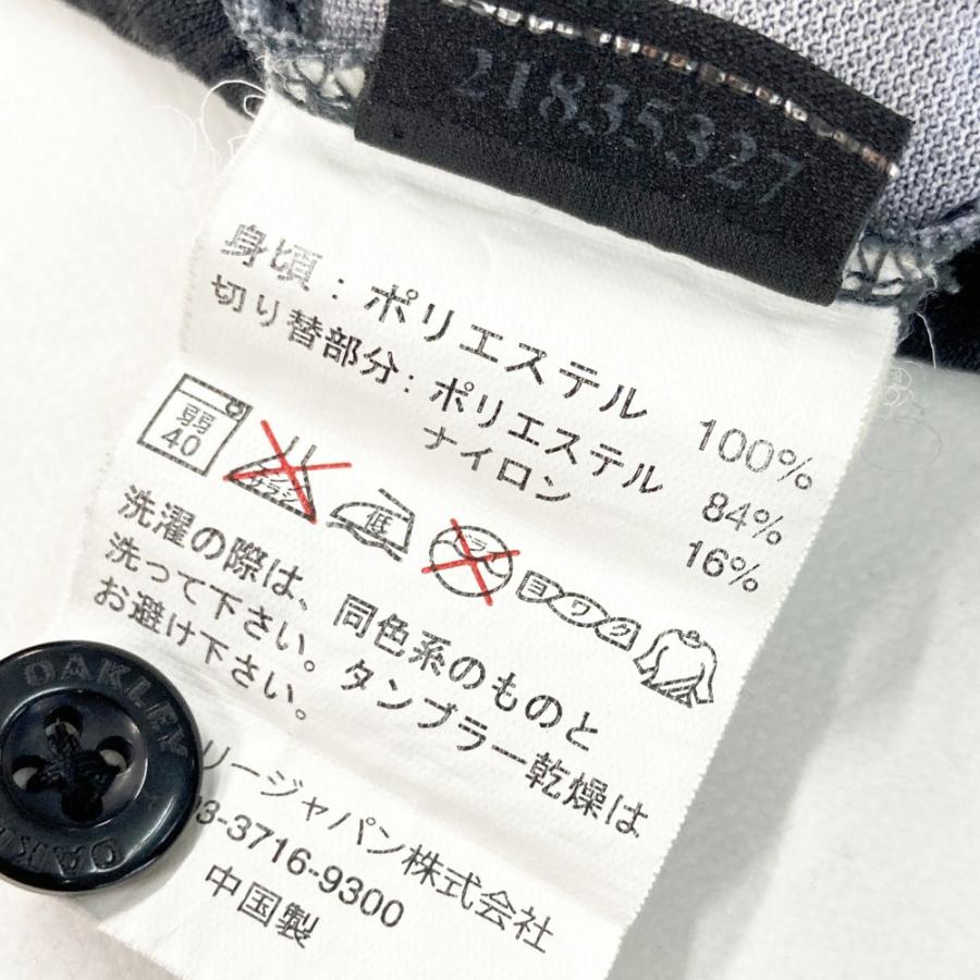 OAKLEY（オークリー） 異素材切替 半袖ポロシャツ 迷彩 カモフラ柄