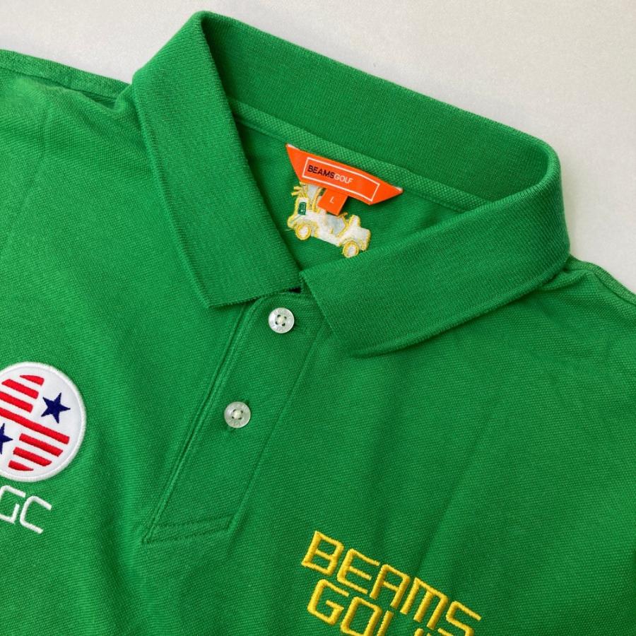 BEAMS GOLF（ビームス ゴルフ） 半袖ポロシャツ グリーン系 L ゴルフ
