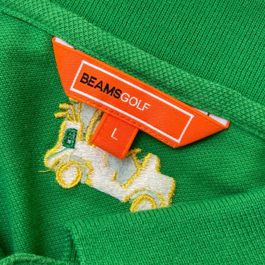 BEAMS GOLF（ビームス ゴルフ） 半袖ポロシャツ グリーン系 L ゴルフ