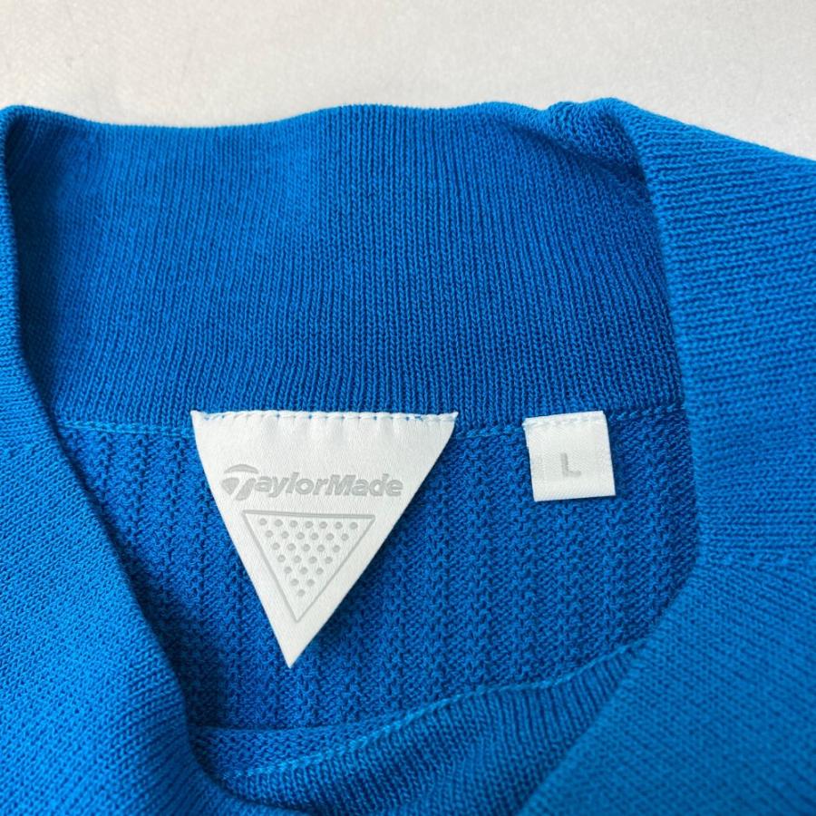 TAYLOR MADE テーラーメイド モックネックニットセーター ブルー系 L