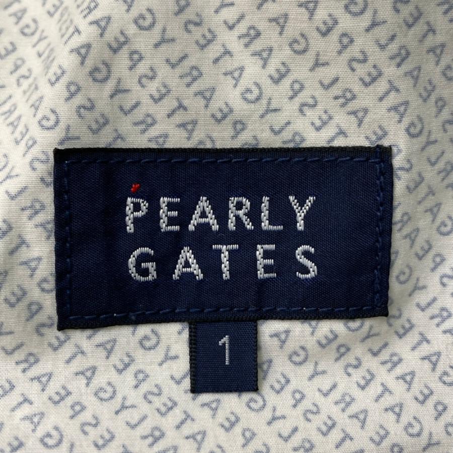 PEARLY GATES パーリーゲイツ 2023年モデル スカート 裾フレア 総柄 ネイビー系 1 ゴルフウェア レディースの画像