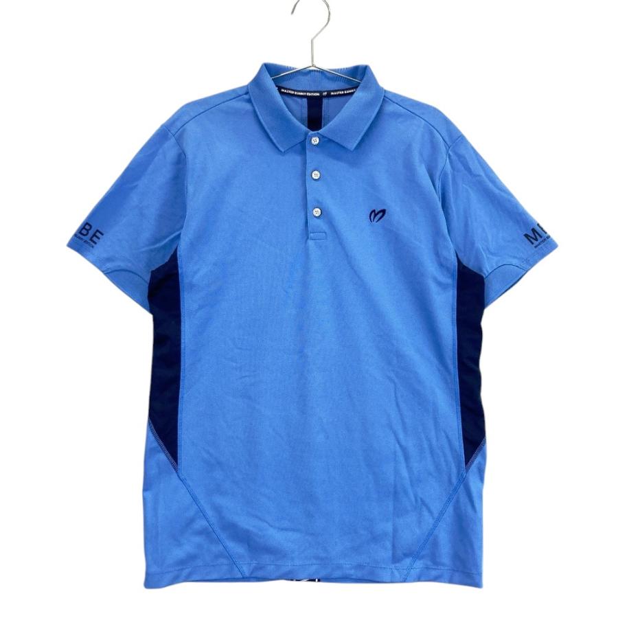 マスターバニーエディション ゴルフ ポロシャツ 日本製 ブルー サイズ5 MASTER BUNNY EDITION マスターバニーエディション 半袖ポロシャツ