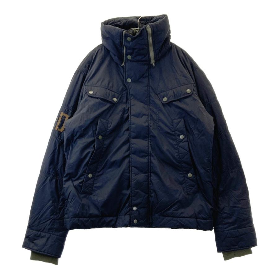 DIESEL ディーゼル フード付 中綿ジャケット ブラック系 XL メンズ