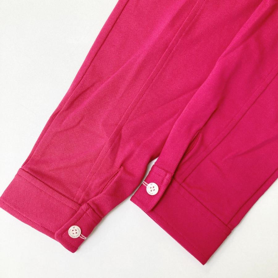 ZOY（ゾーイ） 【新品】ZOY 長袖ポロシャツ ボタンダウン ピンク系 38