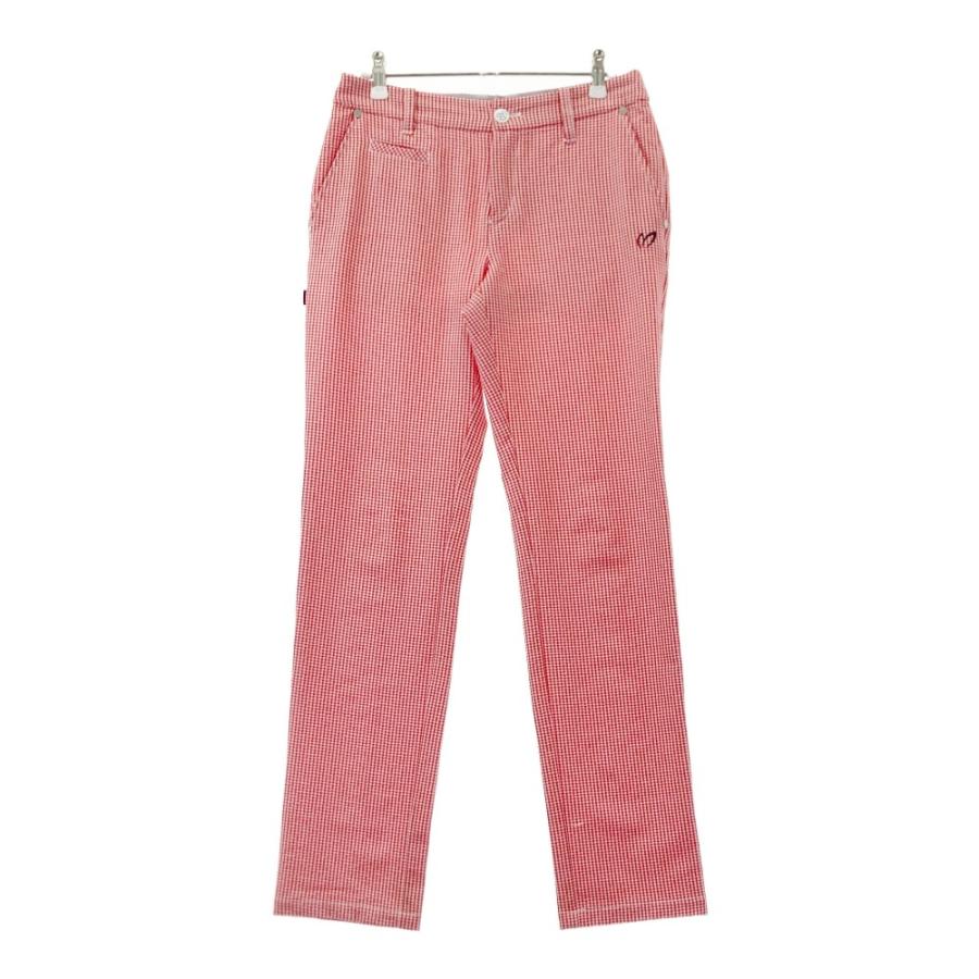 極美品 マスターバニーエディション シアサッカー 麻　パンツ チェック柄 MASTER BUNNY EDITION マスターバニーエディション シアサッカー