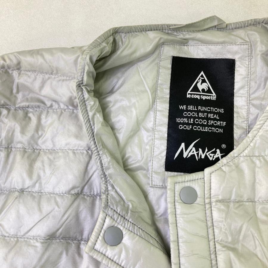 ルコックスポルティフ ゴルフ ダウンジャケット ライトグレー le coq sportif GOLF（ルコックスポルティフ ゴルフ） LE COQ GOLF