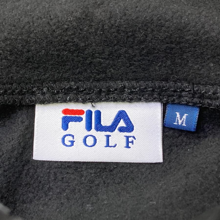 新品】FILA GOLF フィラゴルフ ; 裏プリース ジップジャケット 総柄