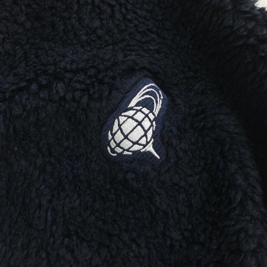 BEAMS GOLF ビームスゴルフ ボア リバーシブルジャケット ネイビー系 M