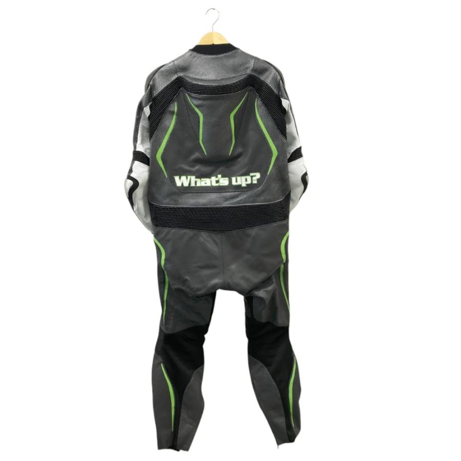 DEGNER デグナー 革ツナギ メッシュ レーシングスーツ グレー系