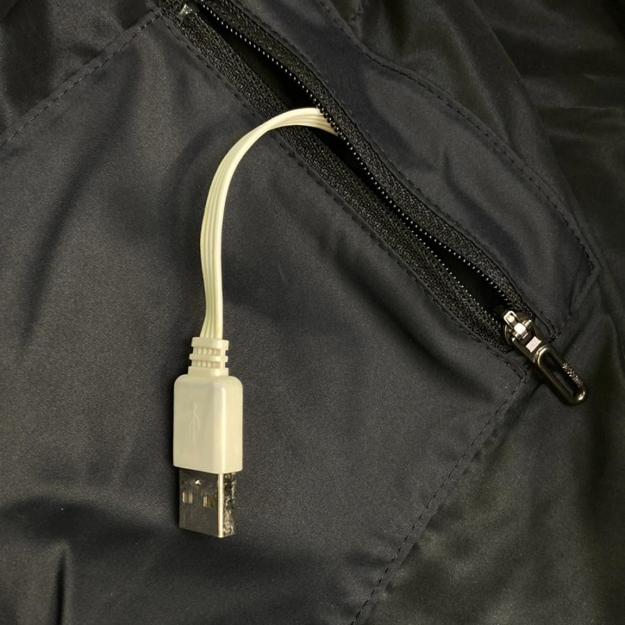 DESCENTE GOLF デサントゴルフ 電熱 中綿ジャケット ホワイト系 L