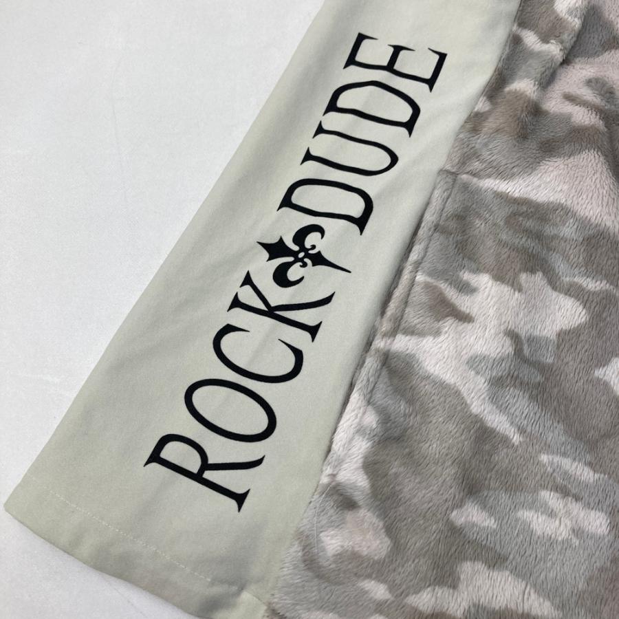 ROCK DUDE ロックデュード リバーシブルボアジップジャケット カモフラ