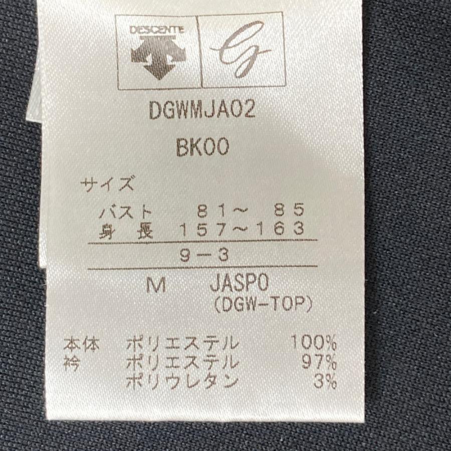 DESCENTE GOLF デサントゴルフ 半袖ポロシャツ ブラック系 M ゴルフ