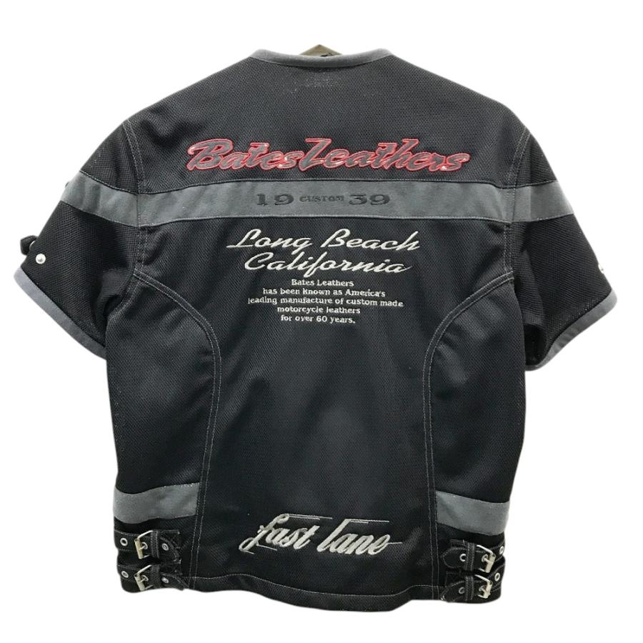【美品】BATES メッシュバイクジャケット ブラック　XL カワサキパーツ/ウエア＆グッズオンラインショップカワサキ