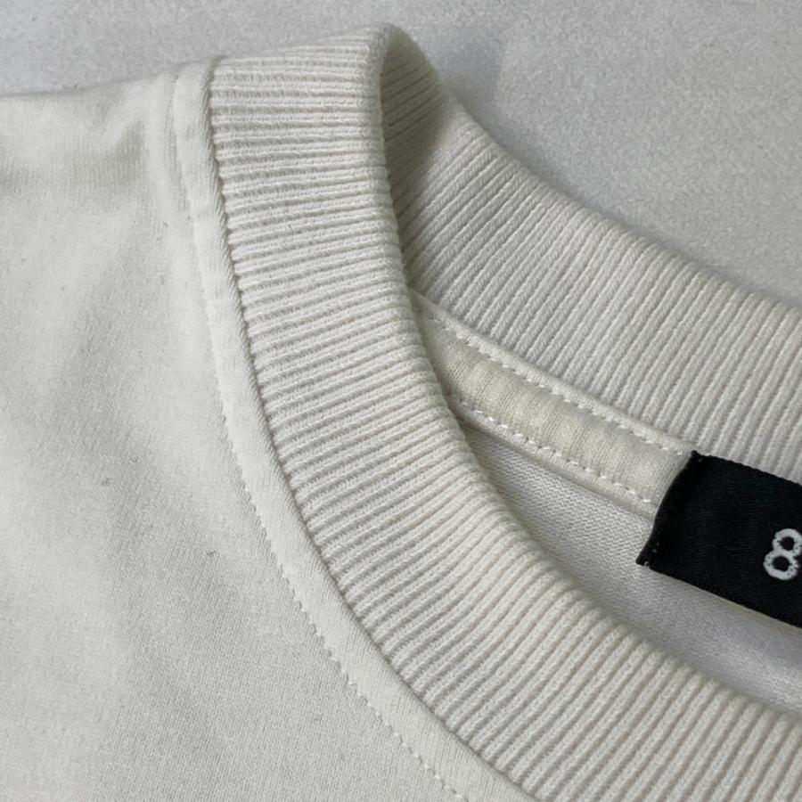 8YARDS ハチヤーズ 半袖Tシャツ ホワイト系 M ゴルフウェア