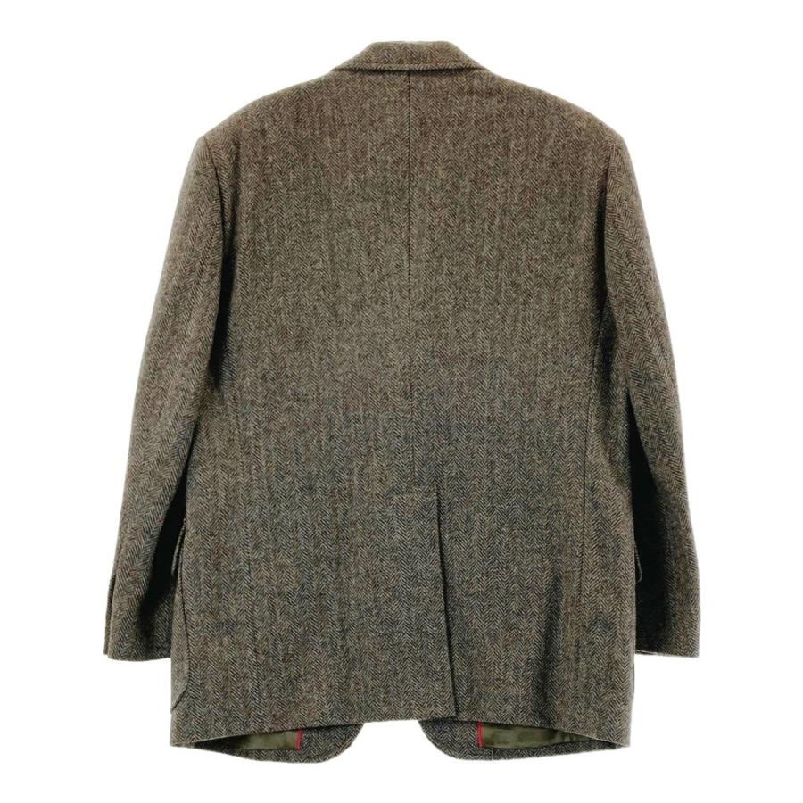 美品 ジェイプレス ヘリンボーン ウール ツイード テーラードジャケット M茶 J.PRESS ジェイプレス ツイード テイラードジャケット