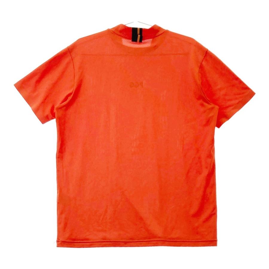 PGG PEARLY GATES パーリーゲイツ モックネック 半袖Tシャツ オレンジ