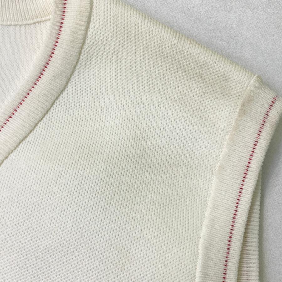 BRIEFING GOLF ブリーフィング Vネック ニットベスト ホワイト系