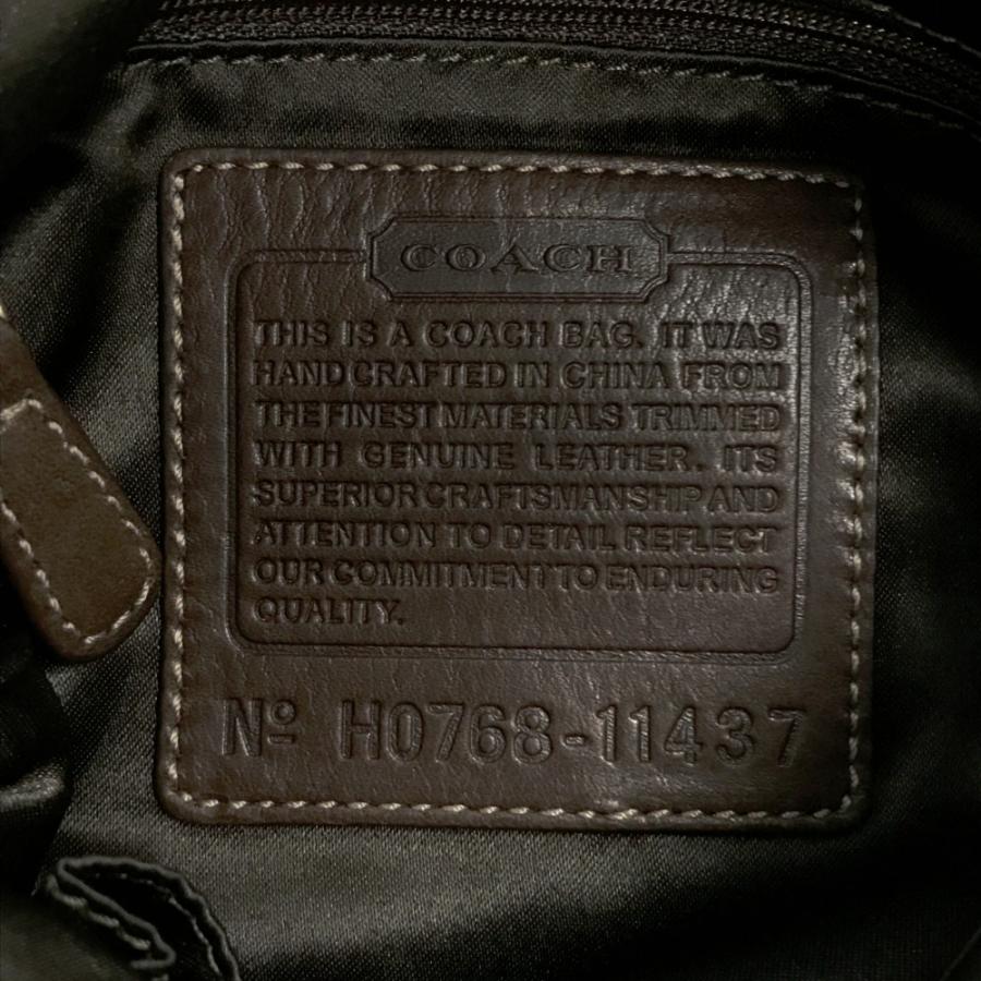 美品】COACH コーチ K0768-11437 ショルダーバッグ シグネチャー柄 