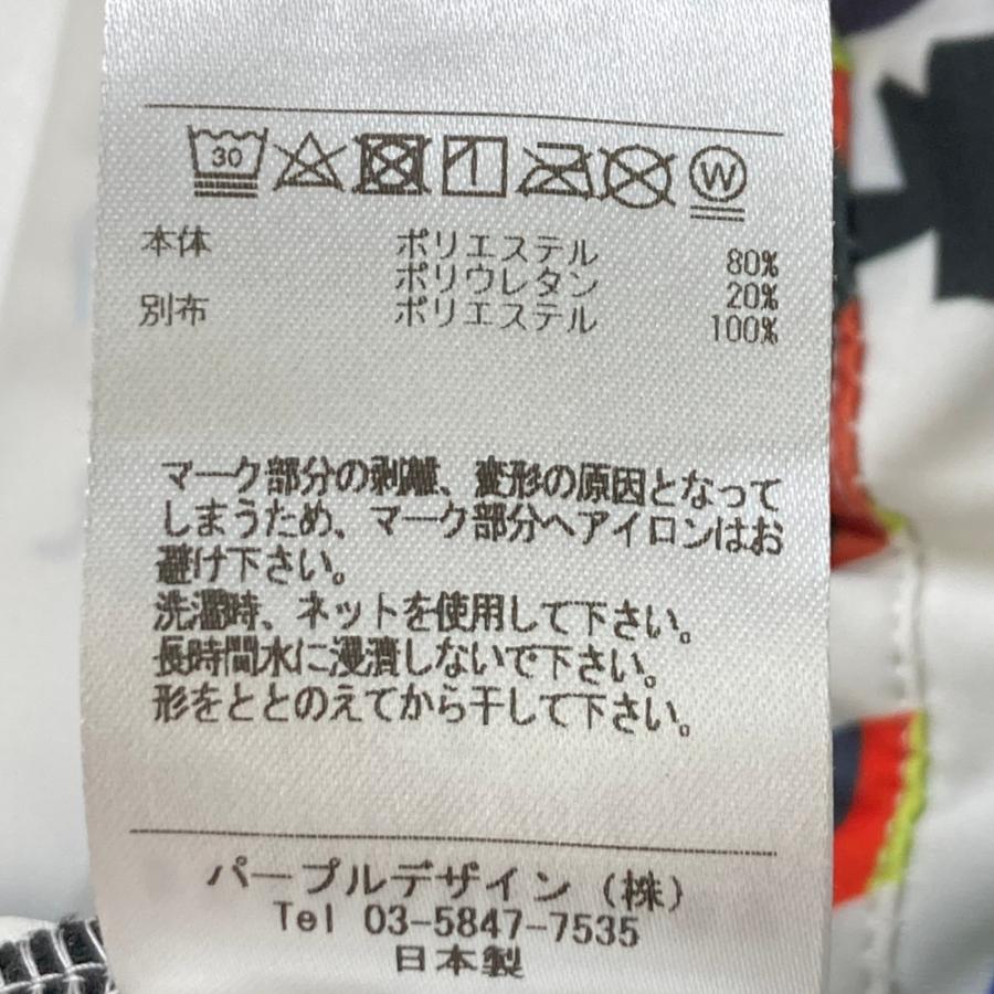 美品 ディセンバーメイ ハーフパンツ ホワイト×ブラック 総柄 M 美品 ディセンバーメイ ハーフパンツ ホワイト×ブラック 総柄 M