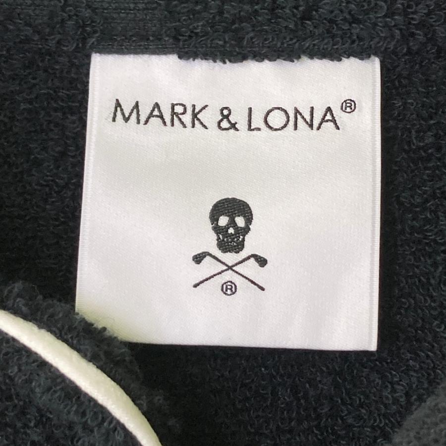 マークアンドロナ 2024年モデル 総柄 ポロシャツ ゴルフ ブラック スカル MARK&LONA マークアンドロナ 2024年モデル ; 半袖ポロシャツ