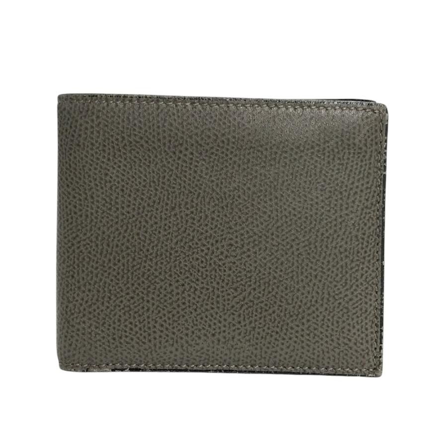 ヴァレクストラ マネークリップ 折り財布 カードケース レザー グレー