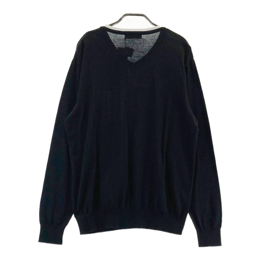 MUNSING WEAR マンシングウェア コットン ニットセーター 総柄 MUNSING WEAR マンシングウェア コットン ニットセーター 総柄