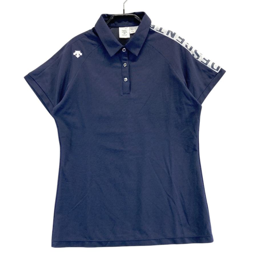 descente ネイビー ポロシャツ 半袖 ゴルフ ウェア DESCENTE GOLF