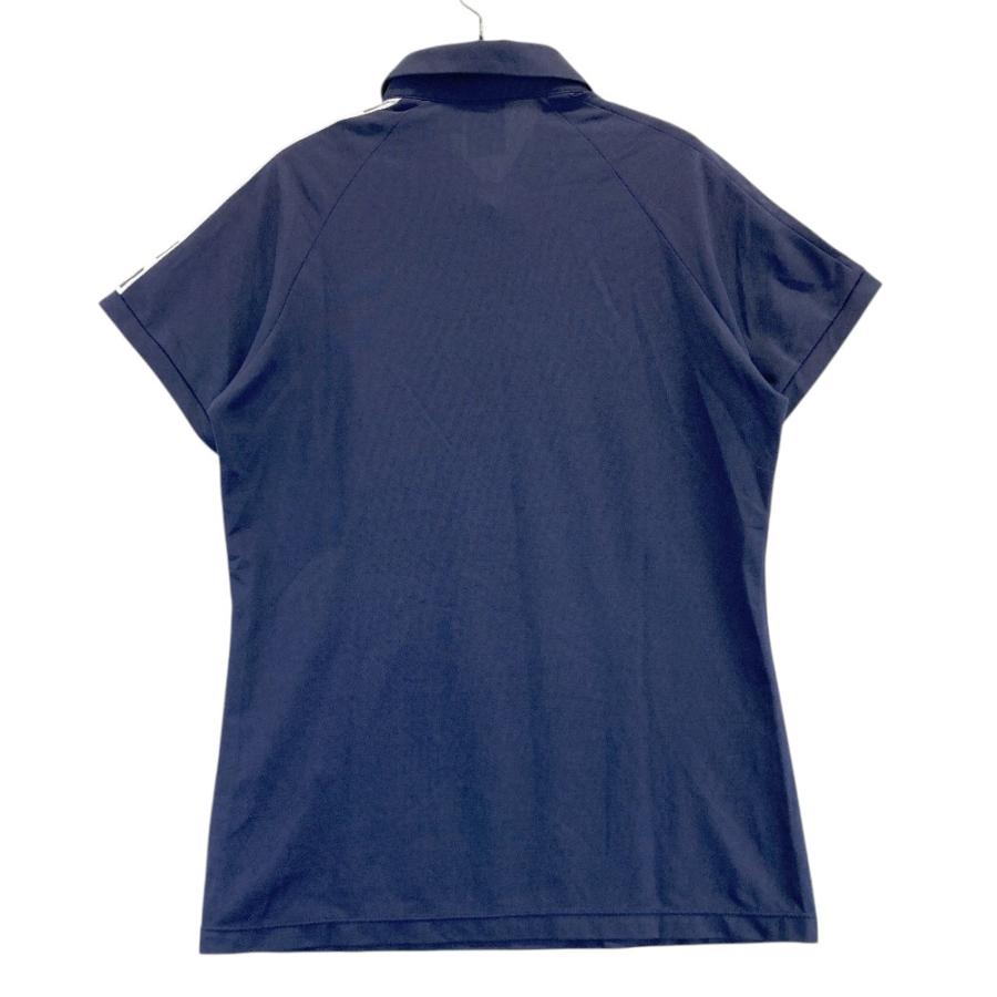 descente ネイビー ポロシャツ 半袖　ゴルフ　ウェア DESCENTE GOLF デサントゴルフ 半袖ポロシャツ ネイビー系 L ゴルフ