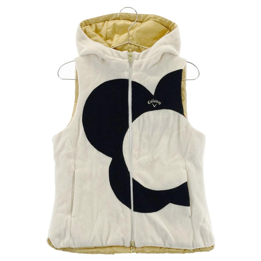 CALLAWAY キャロウェイ ; リバーシブル 中綿 ウール混 ジップベスト