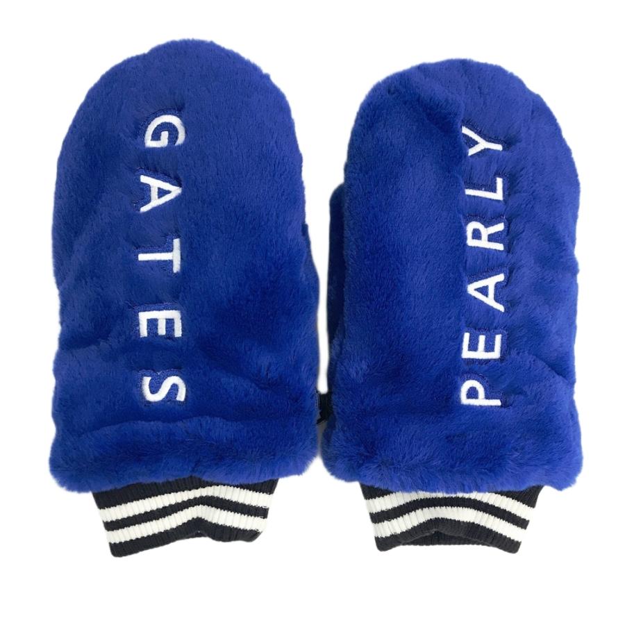 PEARLY GATES（パーリーゲイツ） 053-1283100 ファー ミトン ロゴ