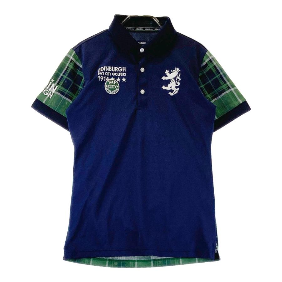 新品】Admiral Golf ポロシャツ ブルー タグ付き 40％OFF】[アドミラル
