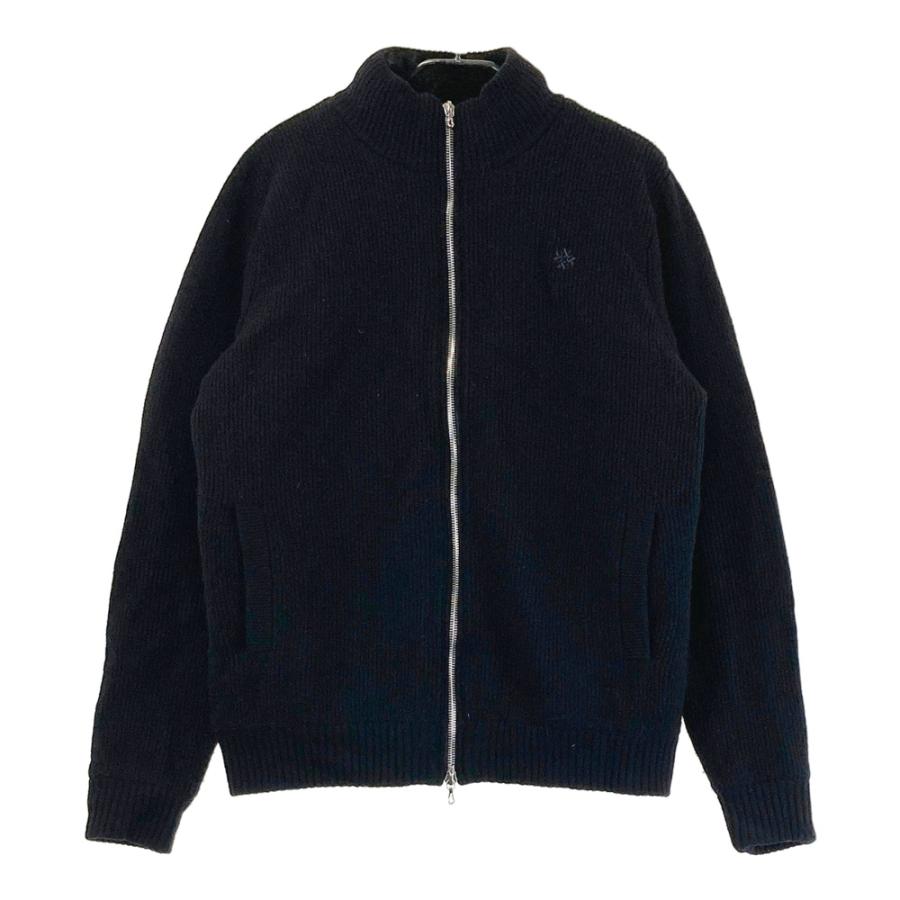 ST ANDREWS セントアンドリュース ジップ ニットジャケット ブラック系