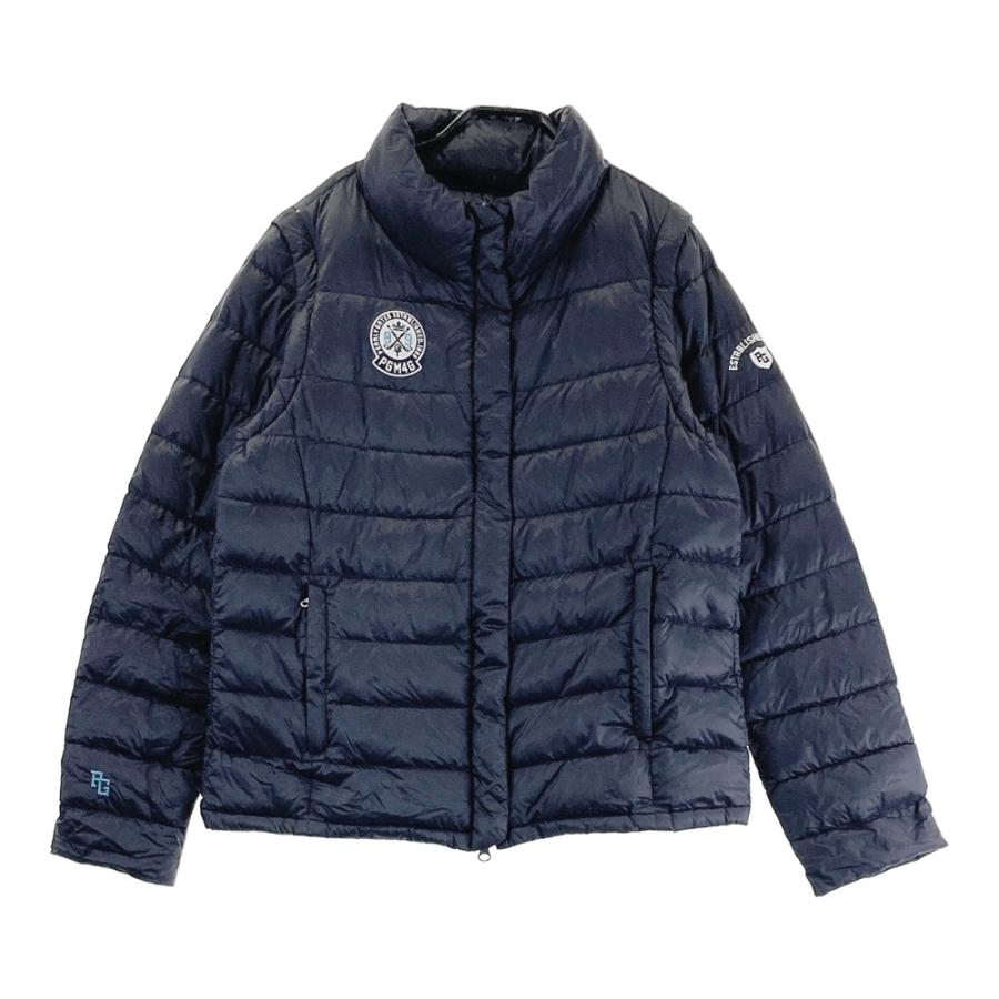 PEARLY GATES レディースジャケット サイズ2 ネイビー PEARLY GATES パーリーゲイツ 2WAYダウンジャケット ネイビー系 2