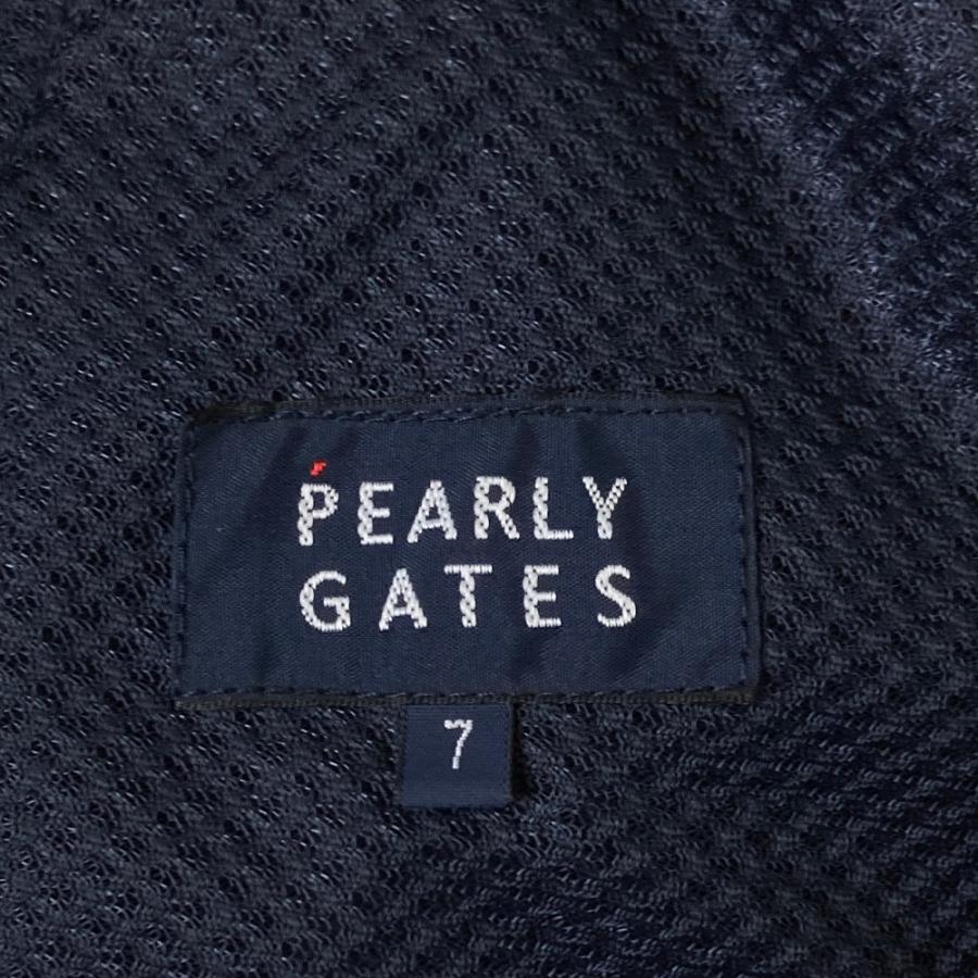 PEARLY GATES パーリーゲイツ ボアパンツ ギザギザ柄 ブラック系 PEARLY GATES パーリーゲイツ ボアパンツ ギザギザ柄 ブラック系