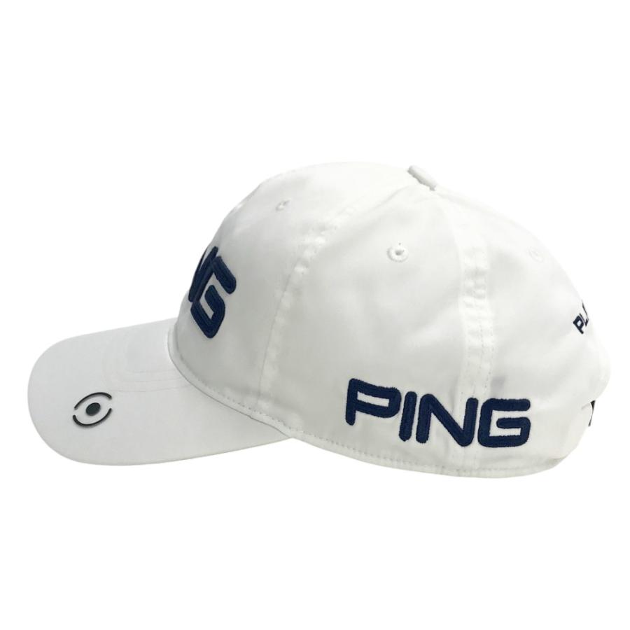 PING ピン キャップ ホワイト系 ゴルフウェア : ブランド古着ストスト