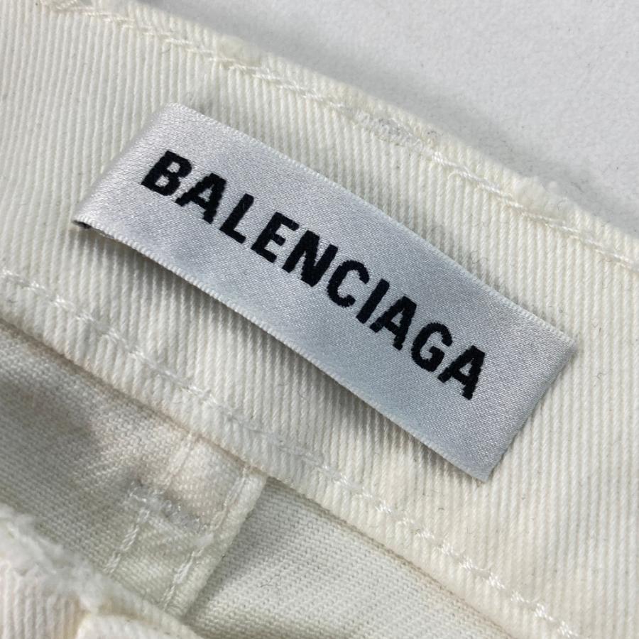 BALENCIAGA（バレンシアガ） 583459 デニムパンツ ホワイト系 24 