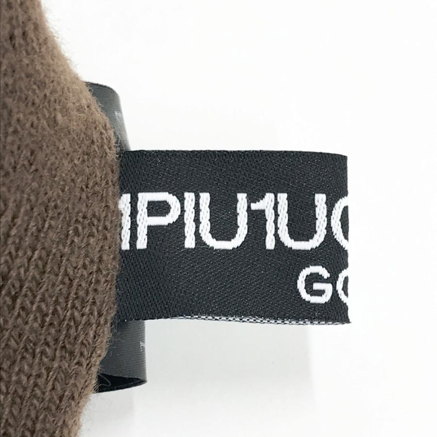 1PIU1UGUALE3 GOLF ネックウォーマー ブラウン系 F ゴルフウェア