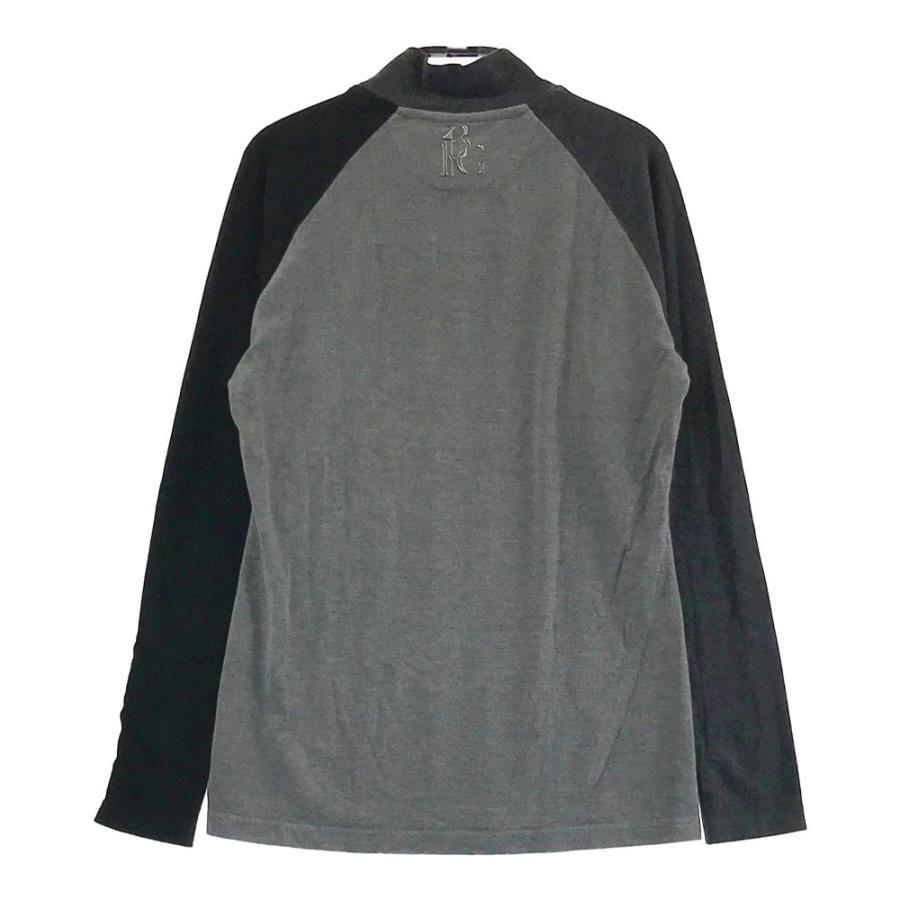 1PIU1UGUALE3 GOLF 長袖モックネックTシャツ グレー系 1 ゴルフウェア