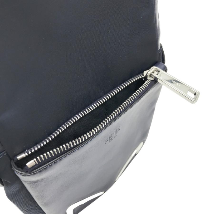 FENDI（フェンディ） 7VZ033 ボディバッグ モンスター ネイビー系