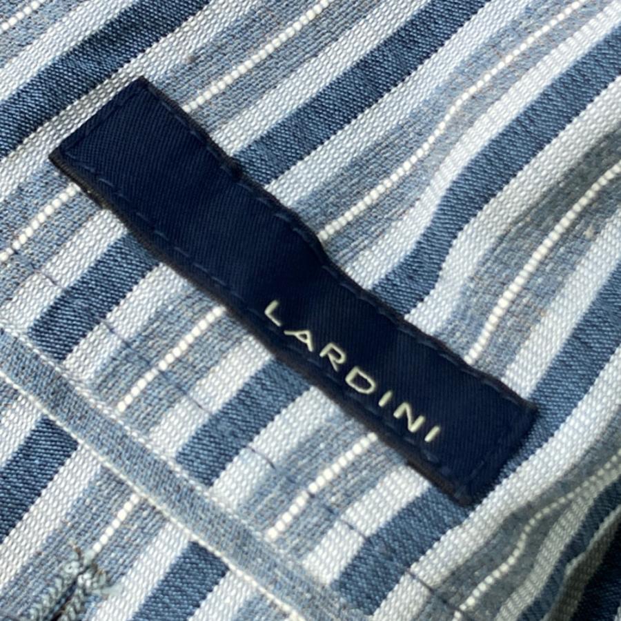 LARDINI ラルディーニ ジャケット ストライプ ブルー系 48