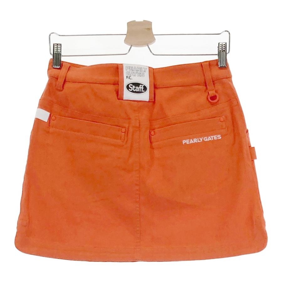 パーリーゲイツ スカート 0 レディース オレンジ
