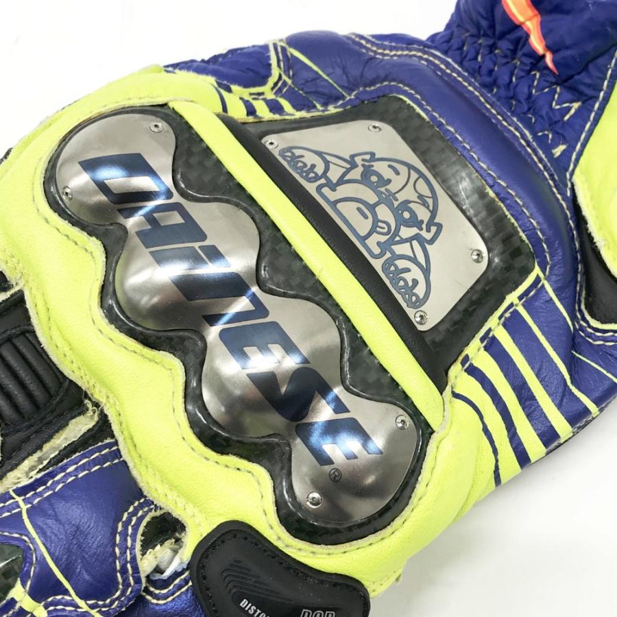 ダイネーゼ VR46 グローブ イエロー 青 ダイネーゼ DAINESE VR46 レプリカ グローブ イエロー系 XL