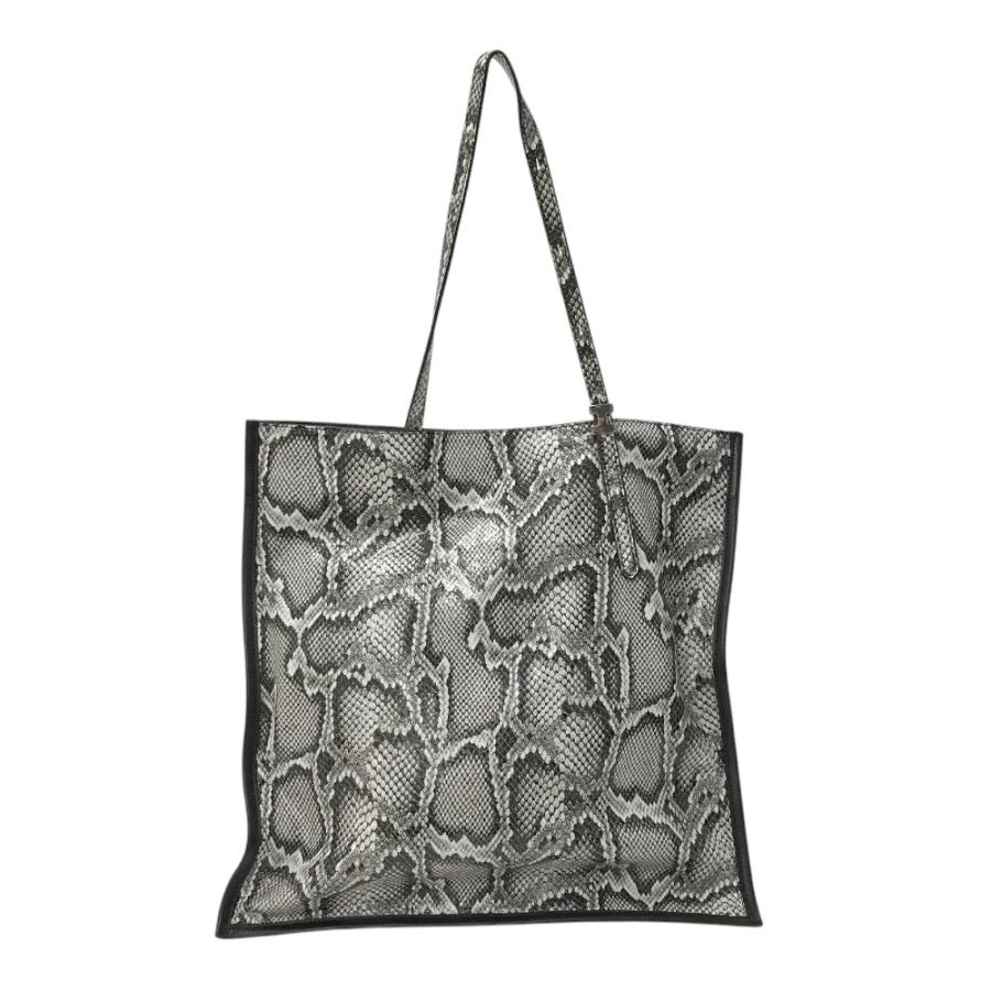 IACUCCI イアクッチ トートバッグ パイソン柄 ブラック系 レディース  