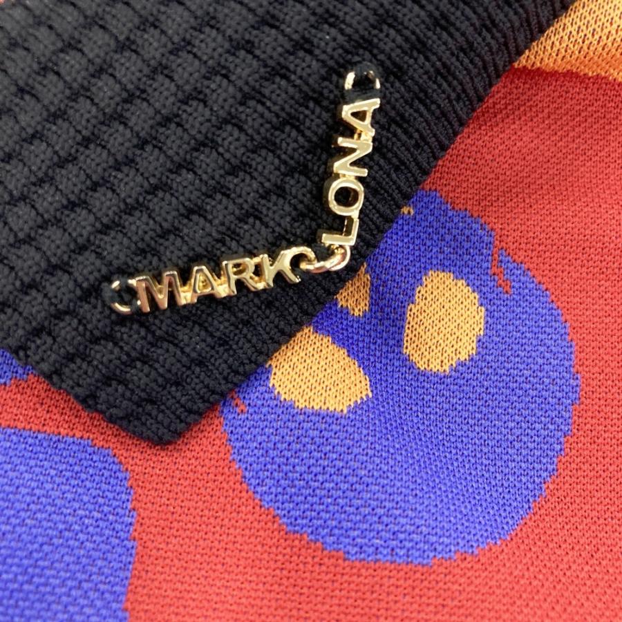 MARK&LONA マークアンドロナ 半袖ポロシャツ ワッペン スカル