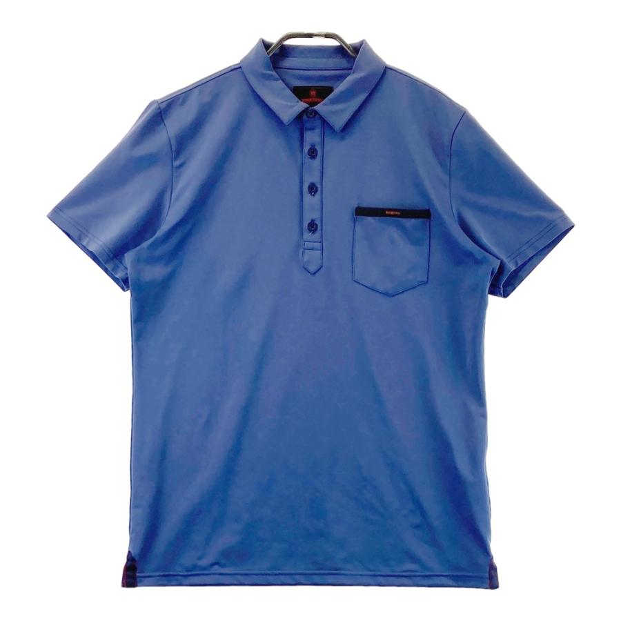 BRIEFING GOLF ブリーフィング 半袖ポロシャツ ネイビー系 M ゴルフ